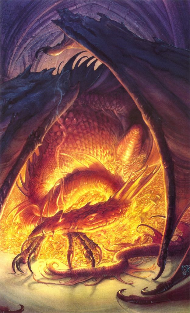 Smaug the golden by John Howe