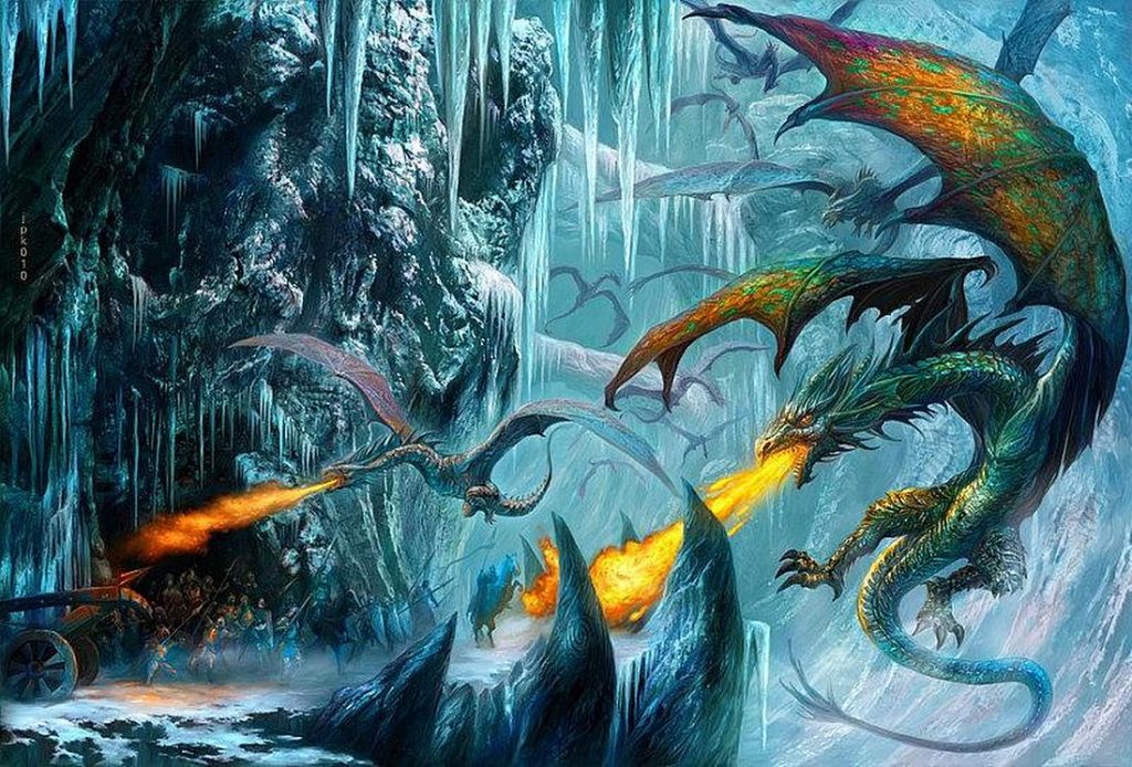 attack of dragons by Jan Patrik Krasny