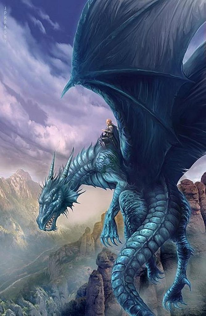 blue dragon by Jan Patrik Krasny