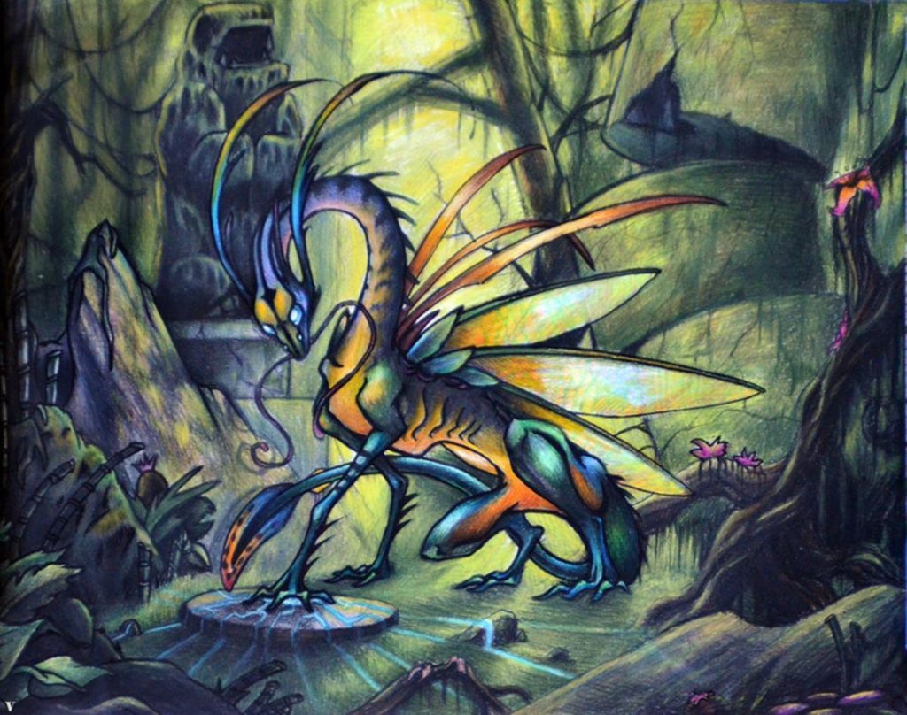 grasshopper dragon by Valerie Gershman