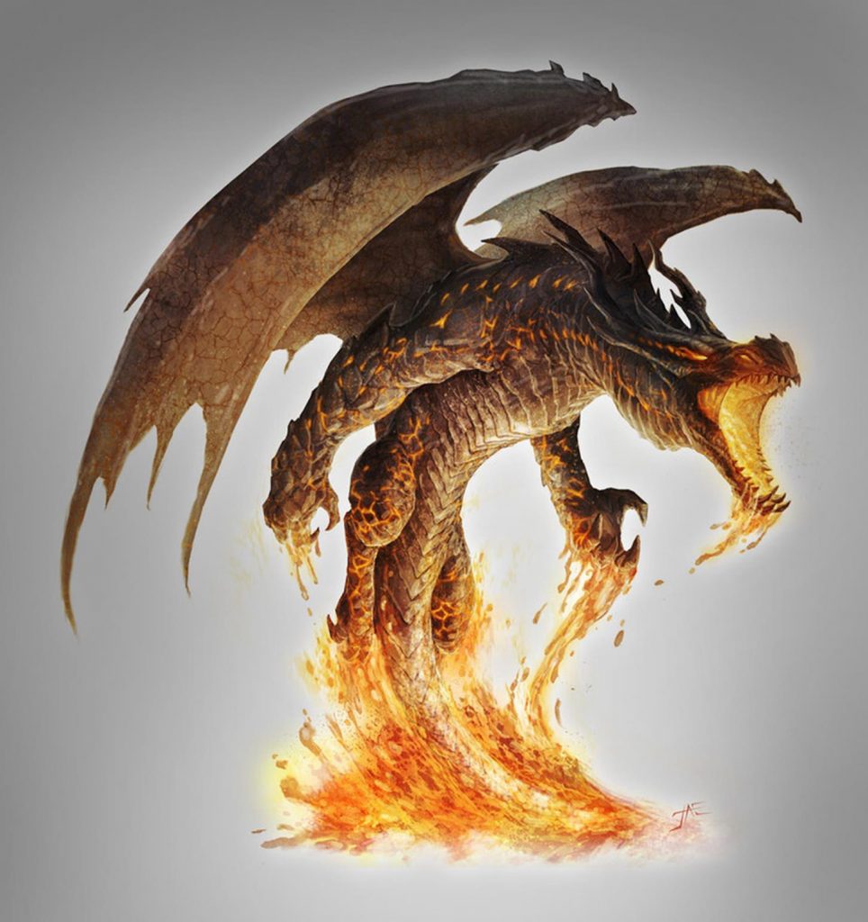 magma dragon unleashed by Jason Engle