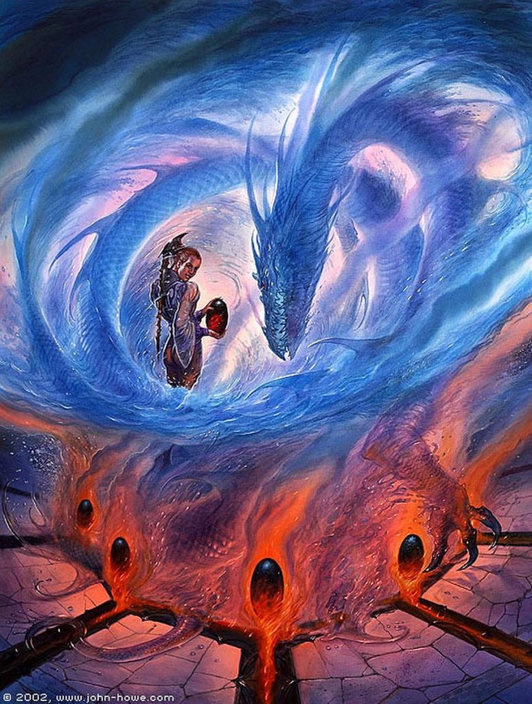 the cage of nine banestones by John Howe